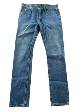 Helmut Lang MR 87 Heritage Slim Jeans Mens 30x30 Blue Denim Made in USA Designer